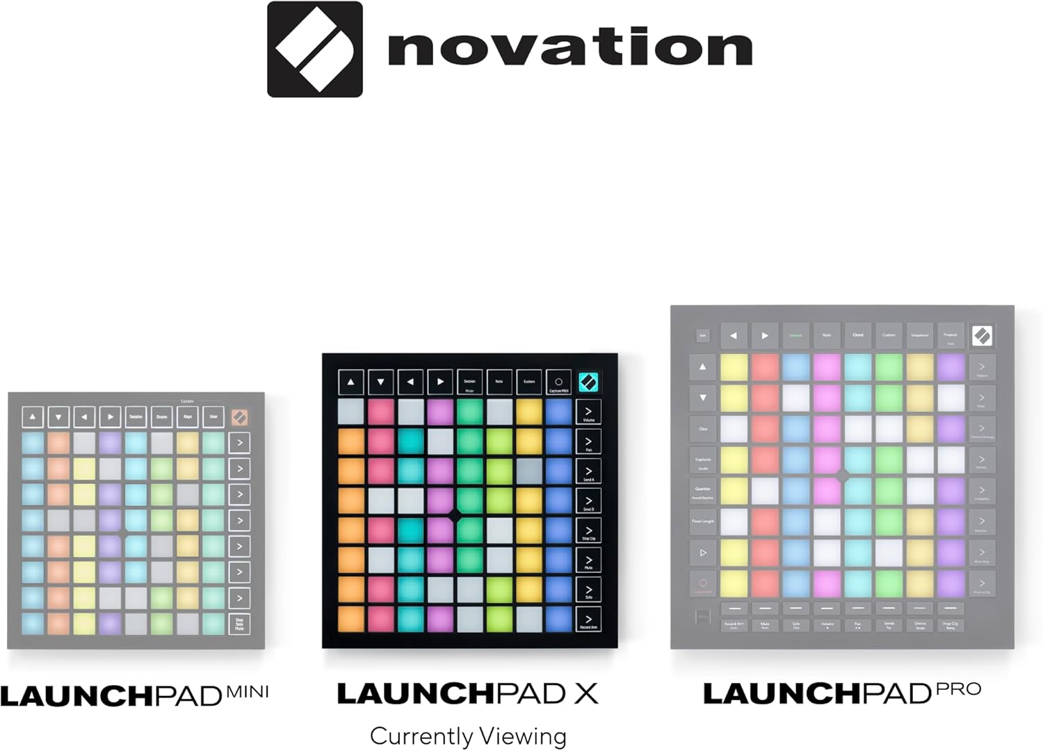 Novation Launchpad X MIDI Grid Controller for Ableton Live/Logic Pro — Easy Controls, Dynamic Note Playing, Scale Modes