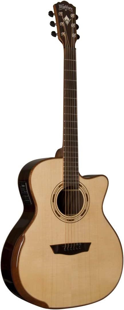 Washburn Comfort G25SCE Grand Auditorium Cutaway Acoustic Electric Guitar (WCG25SCE-O)