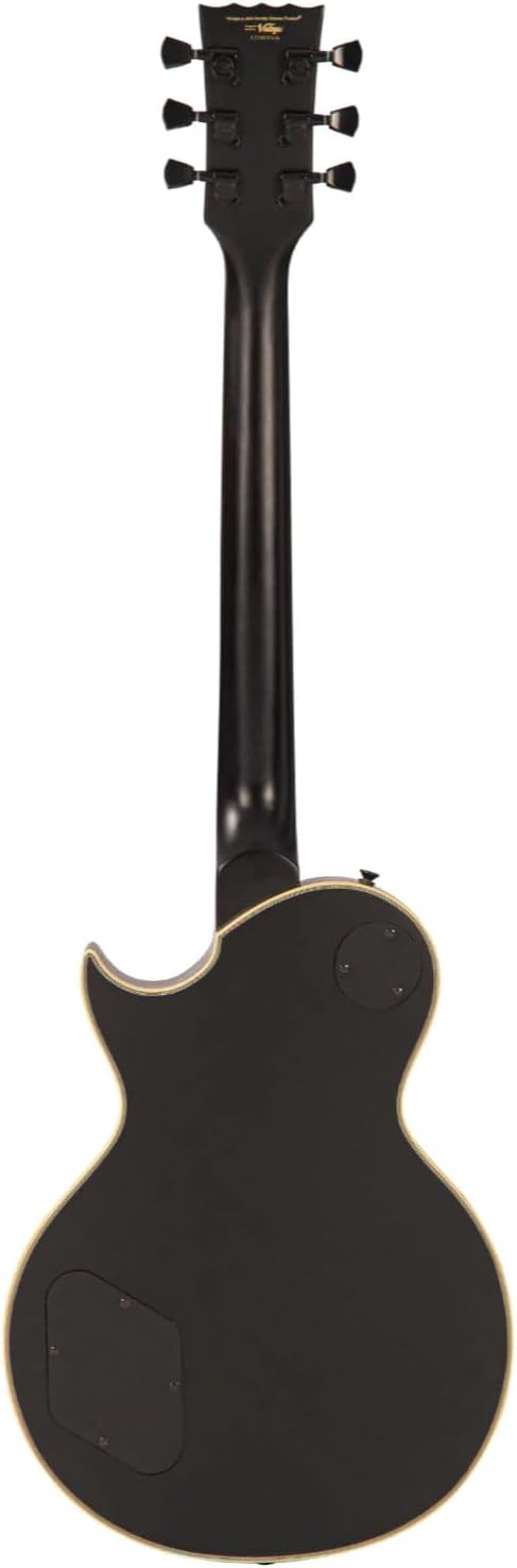 VINTAGE Electric Guitar, Right, Satin Black (V100VMX)