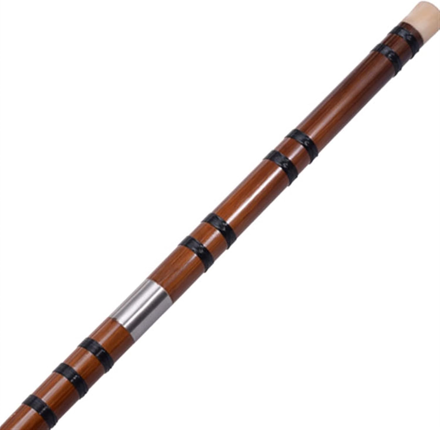 TSTS Chinese Bamboo Flute Chinese Tradition Bitter-Bamboo Flute Dizi Two-Section Transverse Wind Music Instrument for Folk Music F Key