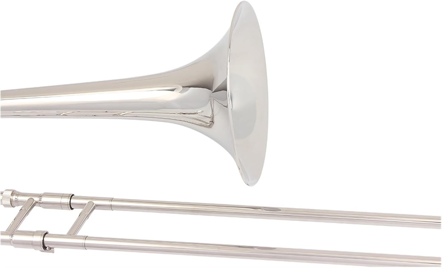 B flat alto trombone brass instrument suitable for professional beginners(Silver)