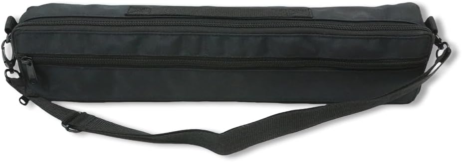 Red Solid Wood Flute Case Carrying Case For Flute Protection 16 Hole /17Hole Flute Case With Adjustable Shoulder Strap Soft Bag Flute Storage Flute Woodwind Instrument Accessories (17 hole)