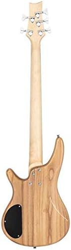 Music Lover GIB Electric 5 String Bass Guitar Full Size Bag Strap Pick Connector Wrench Tool Burlywood 3-7 Days Delivery