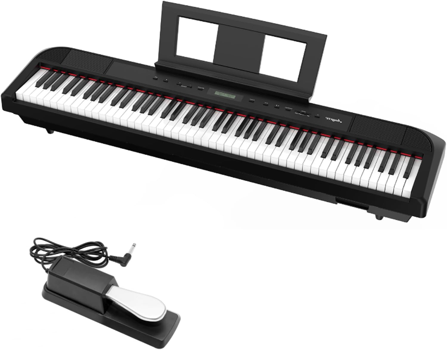 88 Key Digital Piano, Full Size Portable Weighted Hammer Keyborad Piano, Electric Keyboard Piano for Beginner/Adults