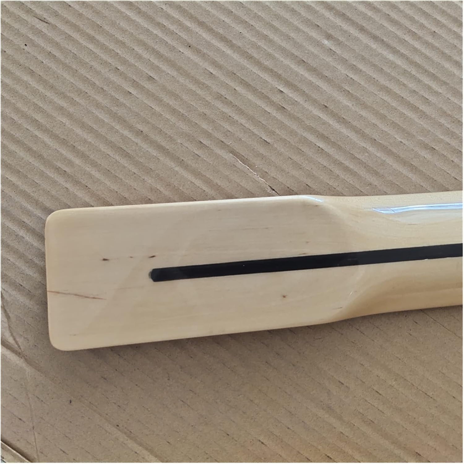 Fretless Bass Guitar Neck 20 Fret 4 String Maple Fingerboard Vine Inlay Gloss for TL Electreic Bass Neck Guitar ​Neck Replacement