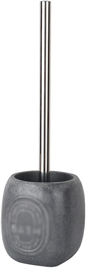 Toilet Brush Toilet Brush Holder Household Floor Toilet Bowl Brush Bathroom No Dead end Toilet Cleaning Brush with Base Resin Toilet Brushs Toilet Accessories
