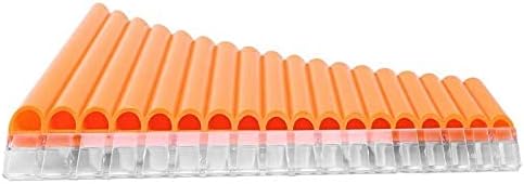 Pan Flute 18 Pipes Pan Flute Panpipe with Carrying Bag Music Woodwind Instrument for Beginner Student Kids Children