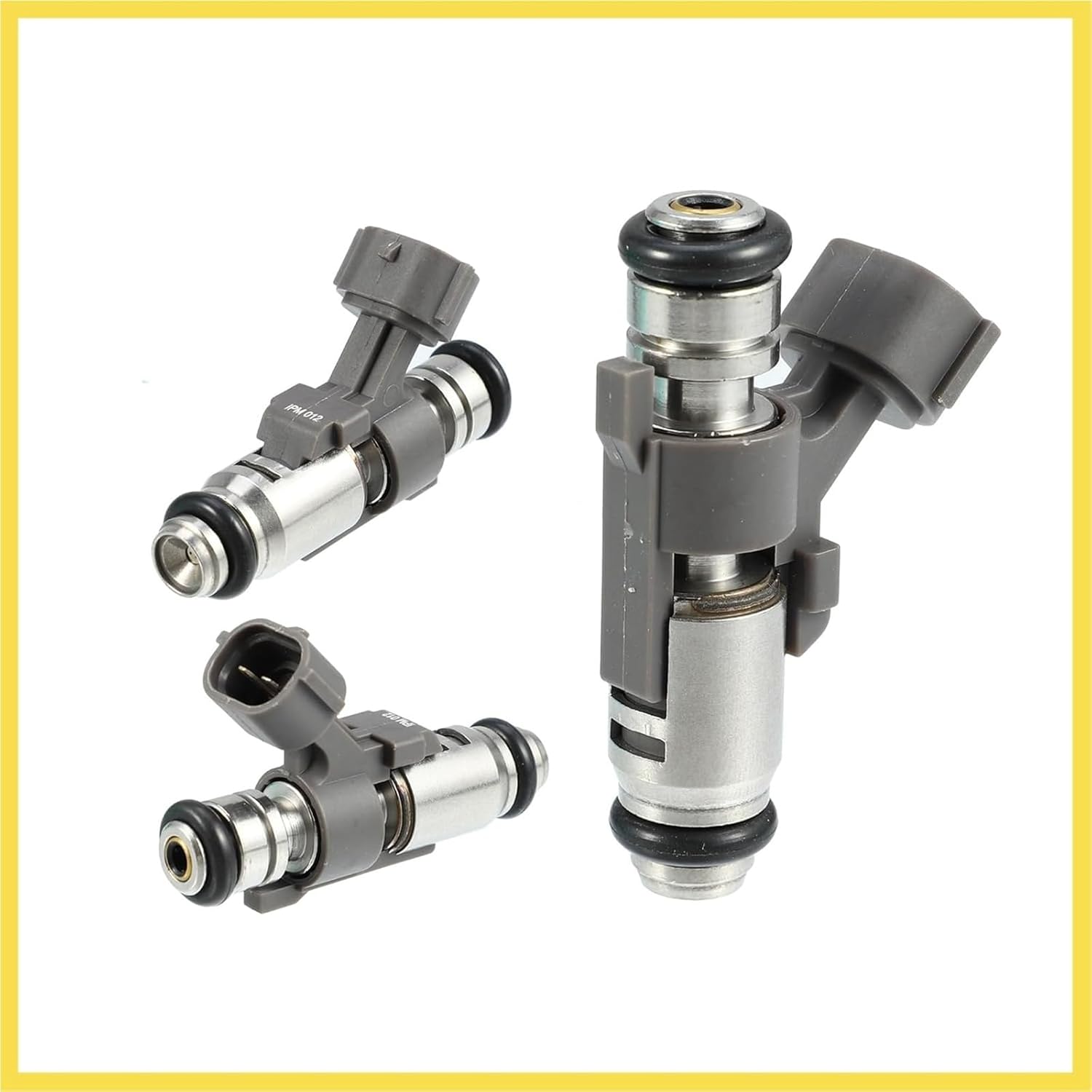 4 Pcs IPM012 9648148580 1984F4 Car Fuel Injector Compatible for CITROEN C4 Coupe/Hatchback 1.4 16V 2004-2011 Compatible for PEUGEOT 307 206 Hatchback 1.4 16V 2003-2007