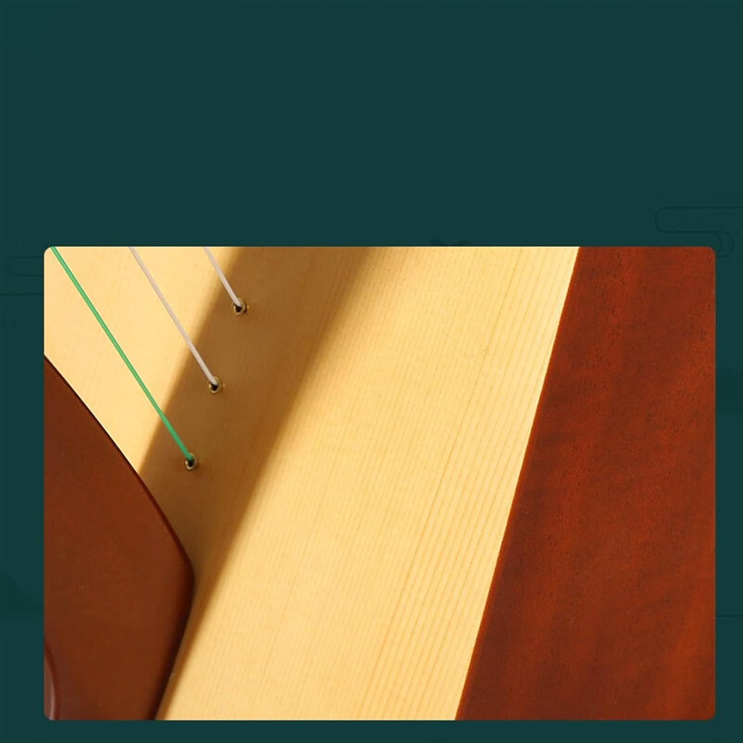 Lyre Harp Set Harp Beginners Easy To Learn 15-tone Solid Wood Color