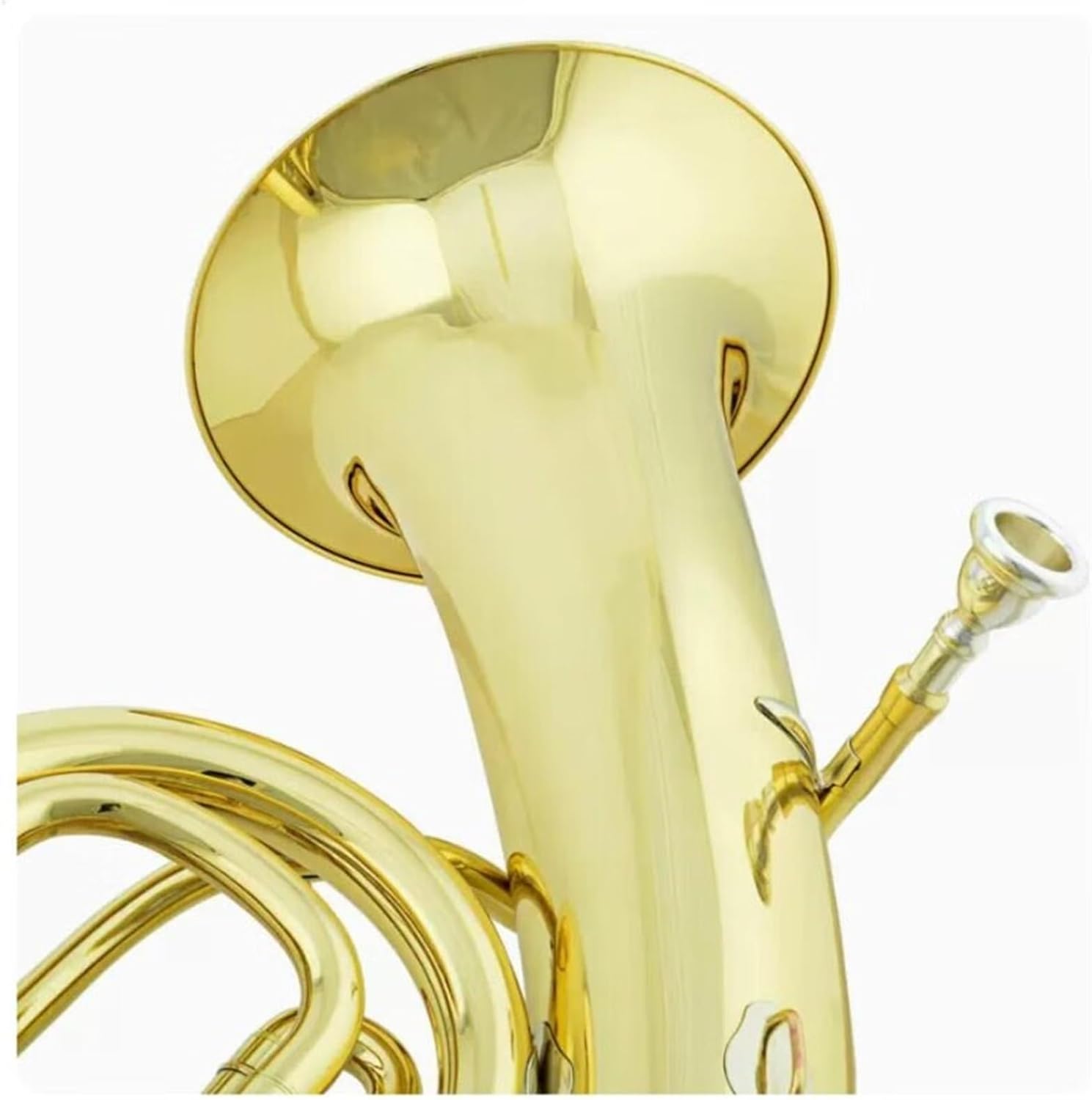 Beginner euphonium Flat 4-key Euphonium Gold Lacquer Large Armored Horn Wind Instrument Gold