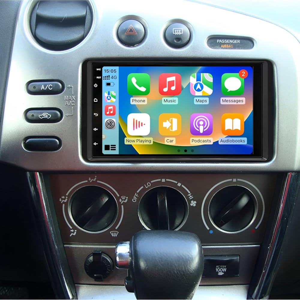 7inch Car Radio with Carplay/Android Auto for Chevy Silverado SSR Tahoe 2003-2006,GMC Siera Yukon 2003-2006,Hummer H2 2003-2007 Support Bluetooth WiFi Back Camera 4+64G