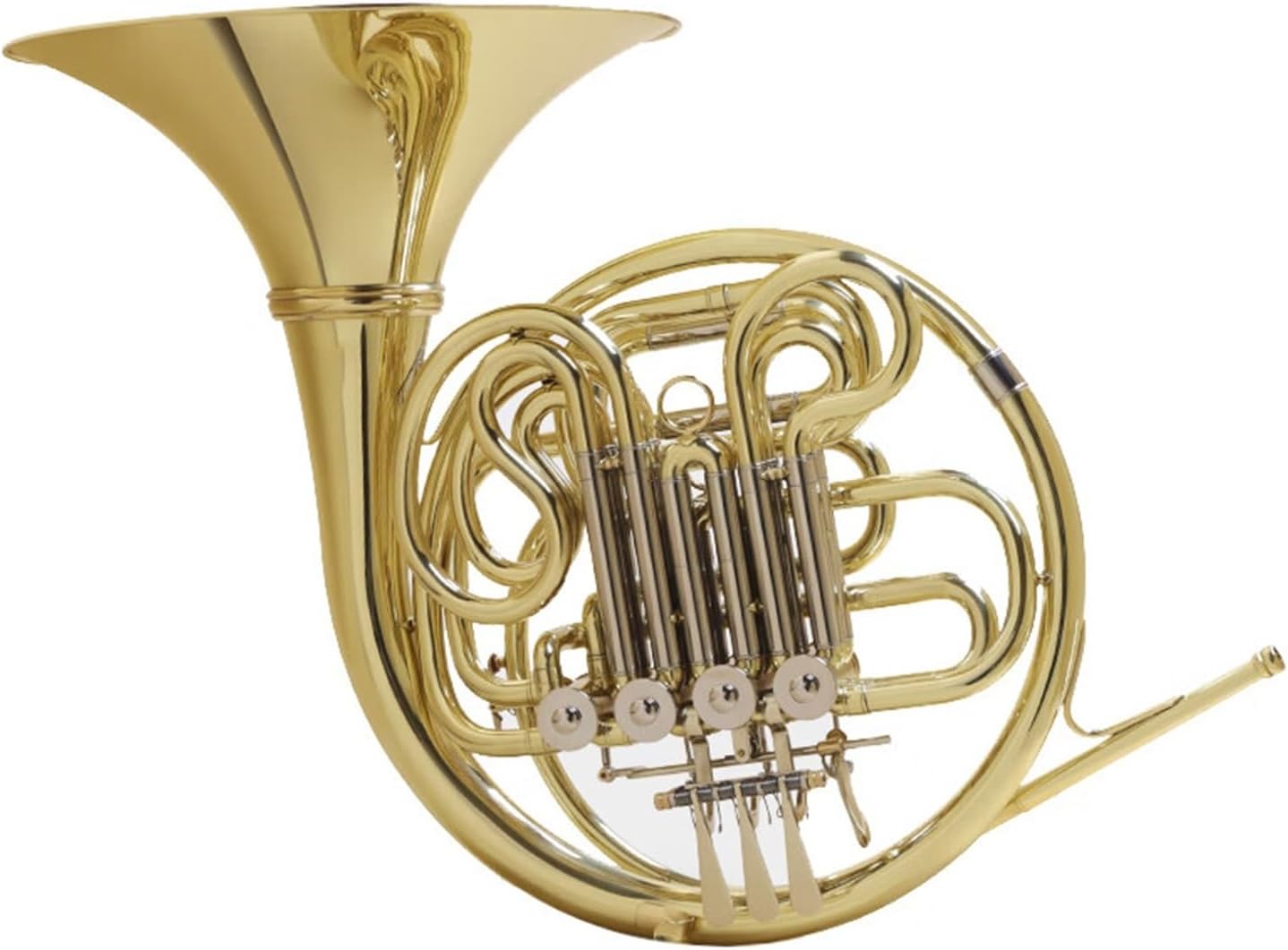 Professional instrument F key double row French horn