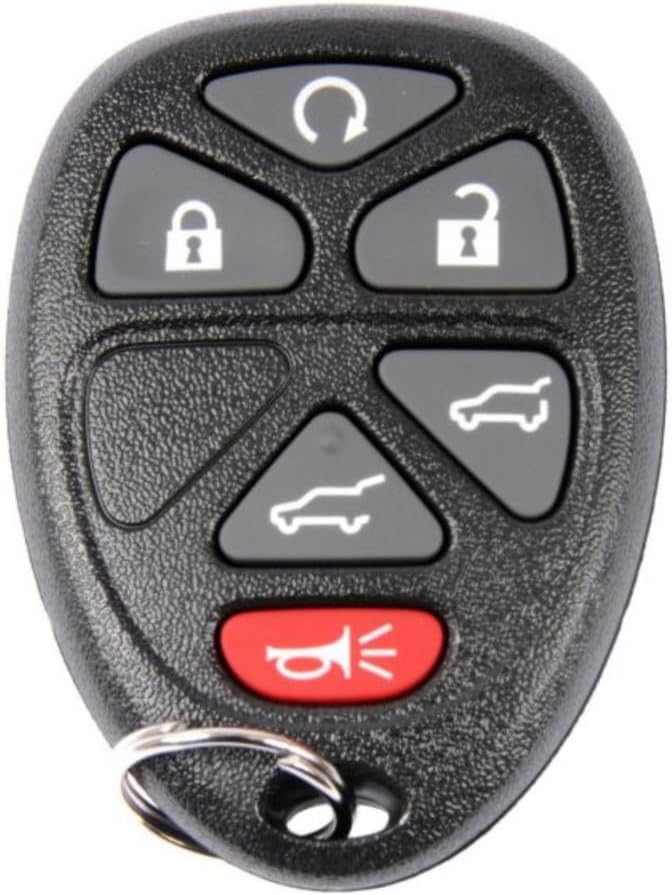 KarParts360 for GMC Yukon XL 2500 2007-2013 Keyless Entry Transmitter | Black | 6 Button | Replacement for 22951510