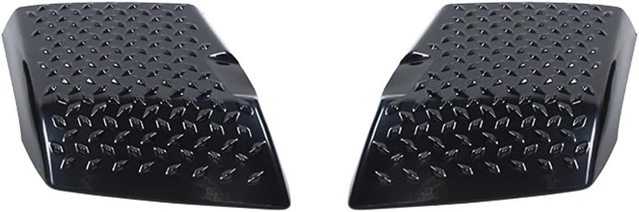 Front Wheel Eyebrow Wrap Angle Tailgate Corner Decoration Cover Compatible for Wrangler JL Gladiator JT 2018 Up Car Accessories, Black