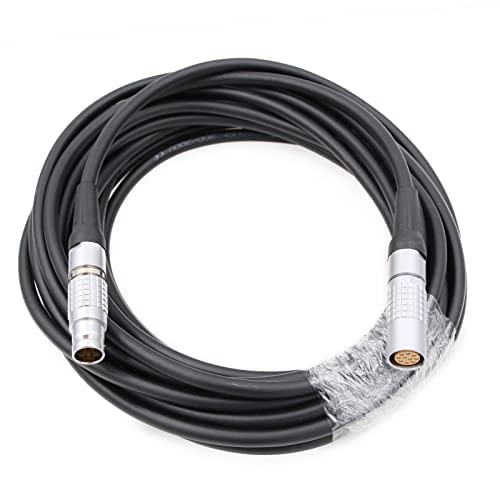 High Flex FGG 1B 10 Pin Male to PHG 1B 10 Pin Female Microphone Extension Cable for Norsinc Sound Analyzer (10M)