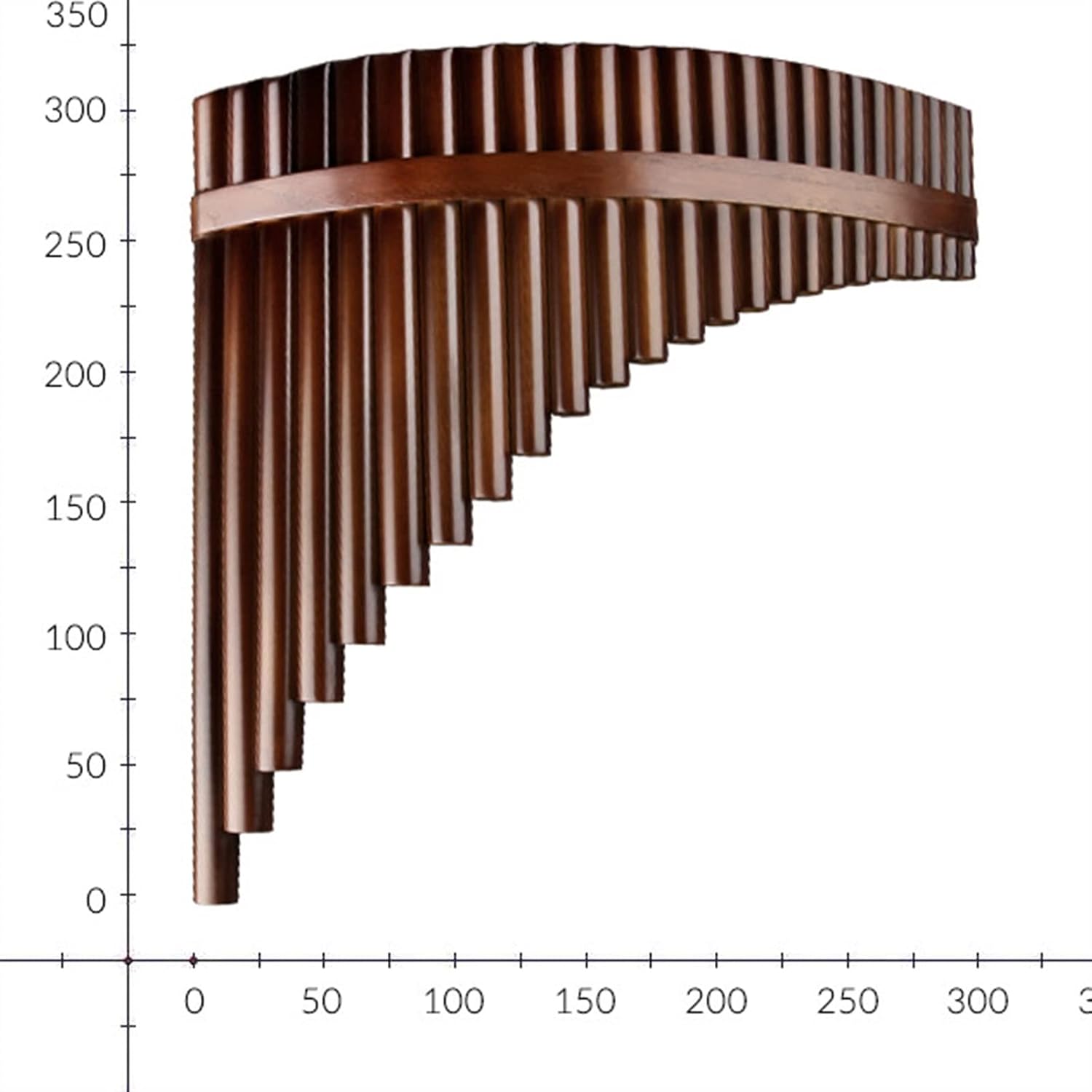 Chinese Traditional Musical Instrument 25 Pipes Pan Flute C Key Woodwind Bamboo Handmade (Color : Right)