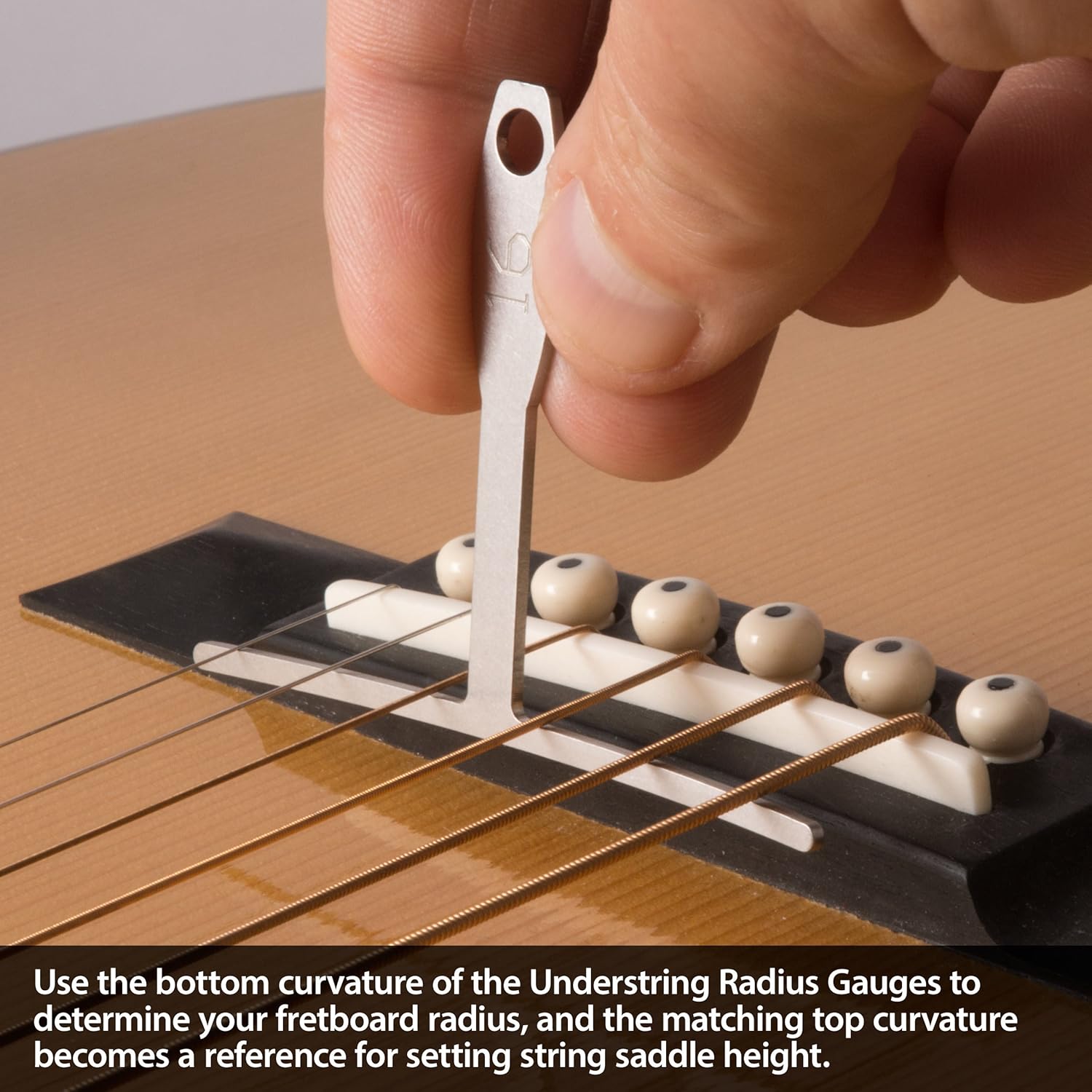 StewMac Basic Guitar Setup Kit - Inches | Includes String Action Gauge, 18