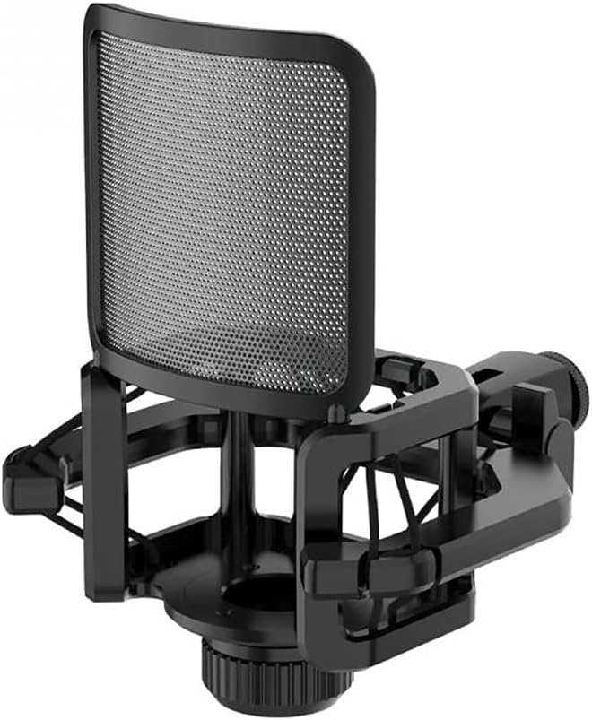 Bracket Reduce Noise Sturdy Stable Easy Install Anti Vibration Universal with Filter Screen Shock Mount Plastic for Microphones