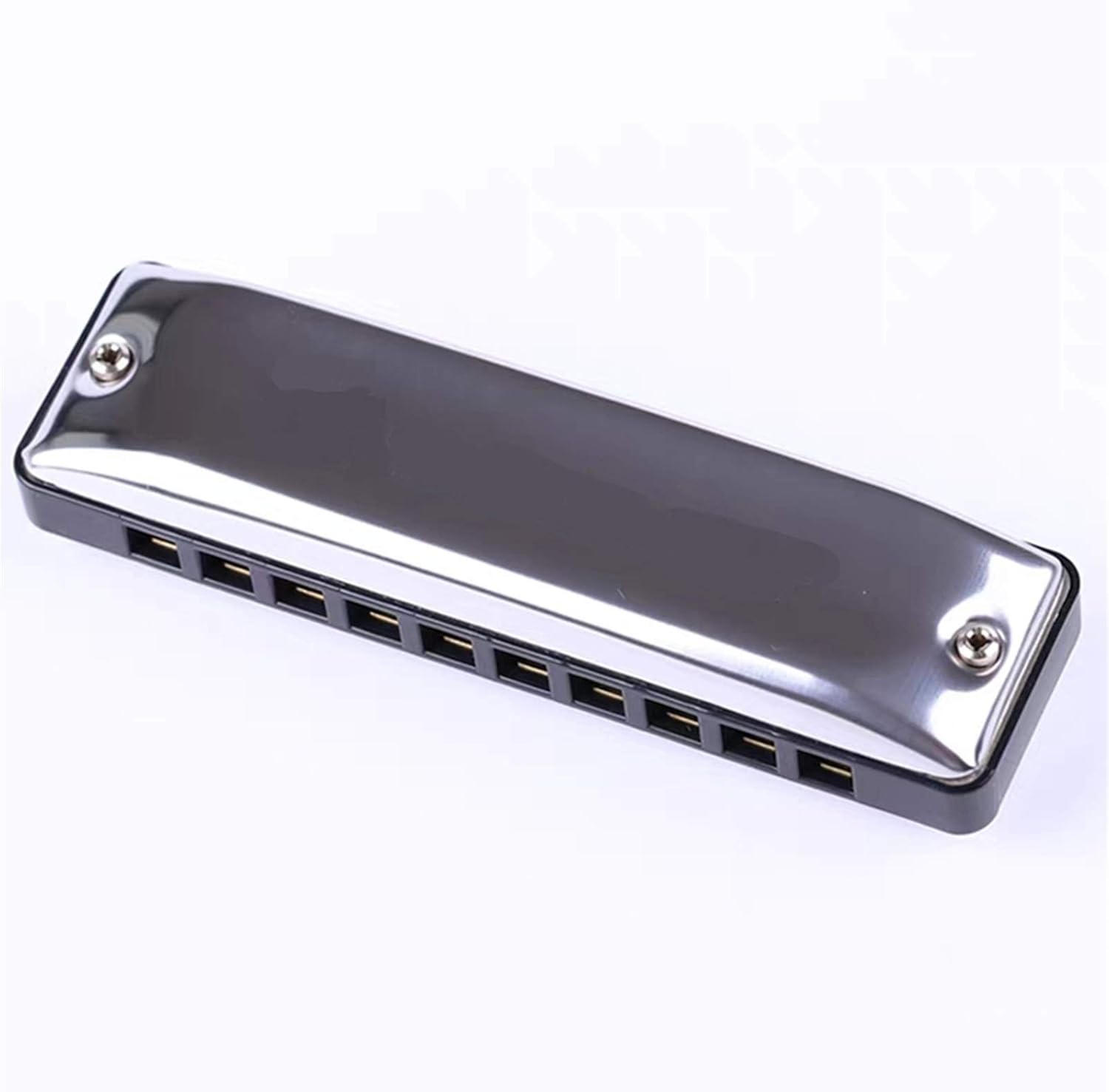 Harmonica Diatonic Harmonica 10 Holes 20 Note Blues Harp Key C ABS Comb Brass Reeds Musical Instruments (Color : Key EB)
