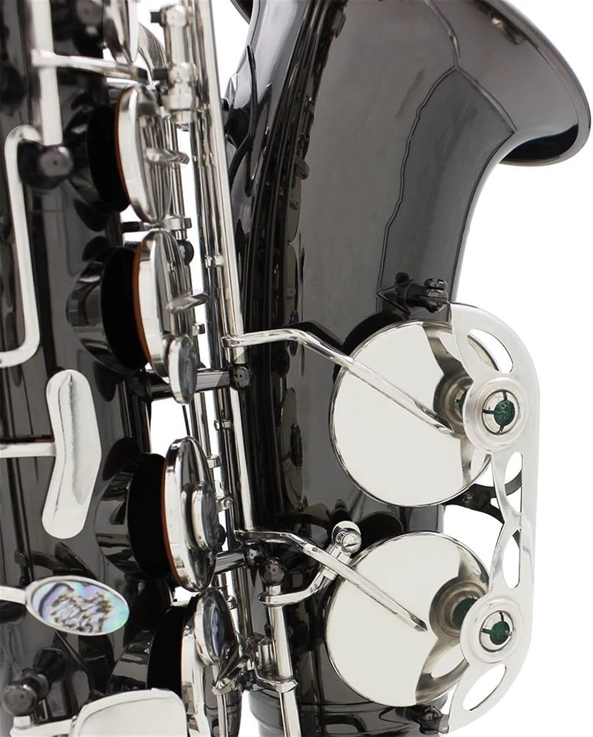 Sax Beginners Kit EB Alto Saxophone Professional Woodwind Instrument Black Nickel Sax with Case Strap Mouthpiece Musical Instrument Accessories Wind Instrument