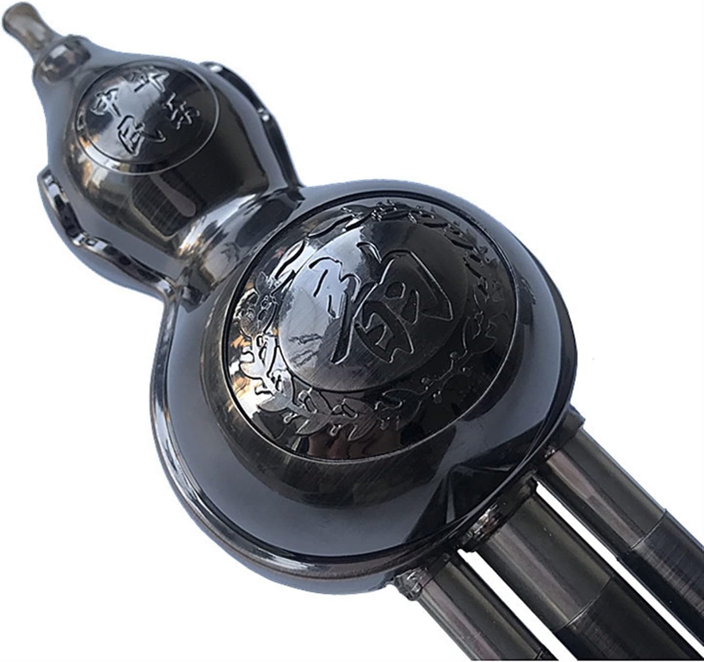 FLFL Hulusi Bronze Bakelite A Key Hulusi Playing Beginners Musical Instrument with Box