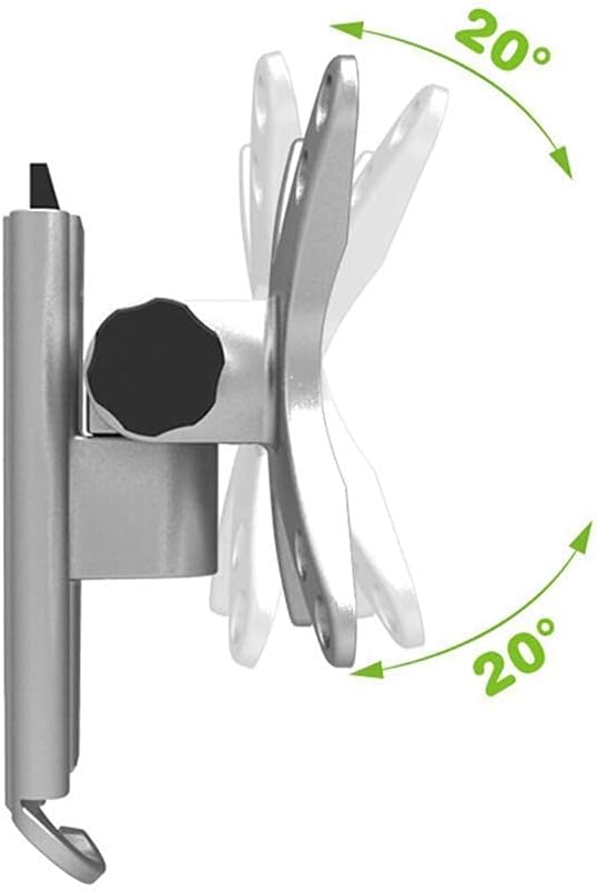 Display Bracket Full Motion TV Mount Bracket for 13 32 Inch Display Monitor with Gas Spring Sturdy and Swivel Chrome Plating Wall Mount 100x100mm