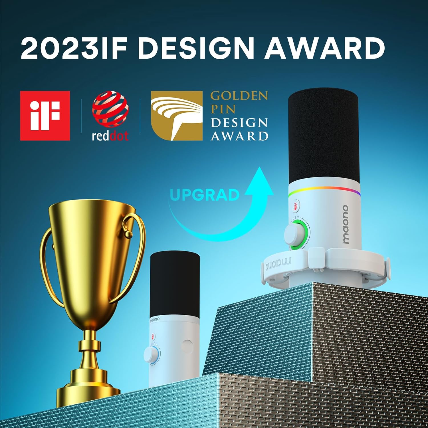 MAONO PD200X Dynamic Microphone with BA92 Boom Arm Bundle for Podcast, Studio, Streaming, Recording, Vocal