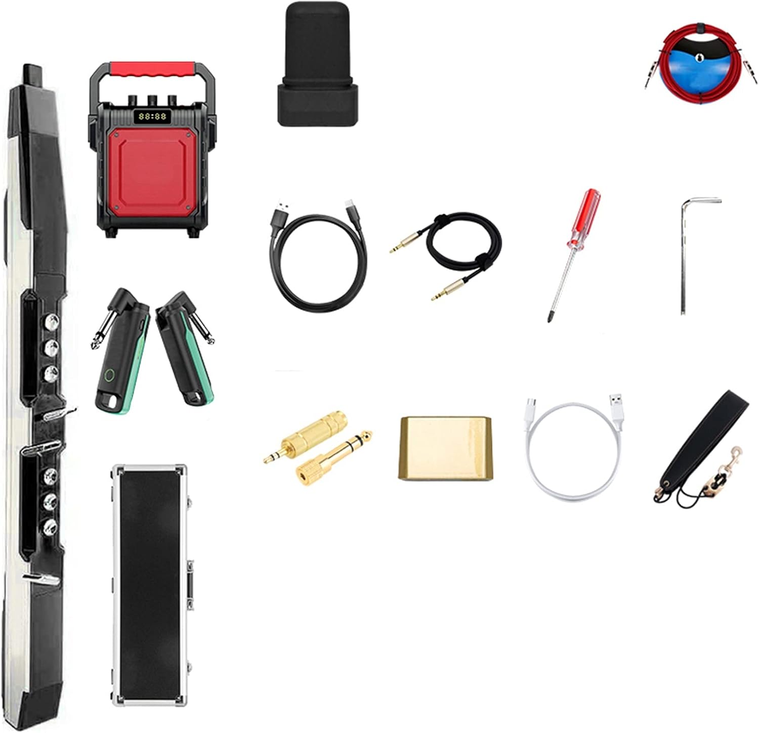 Sax Beginners Kit Digital Saxophone Electric Saxophone is Suitable for Novice Beginners Wind Instrument (Color : 3)