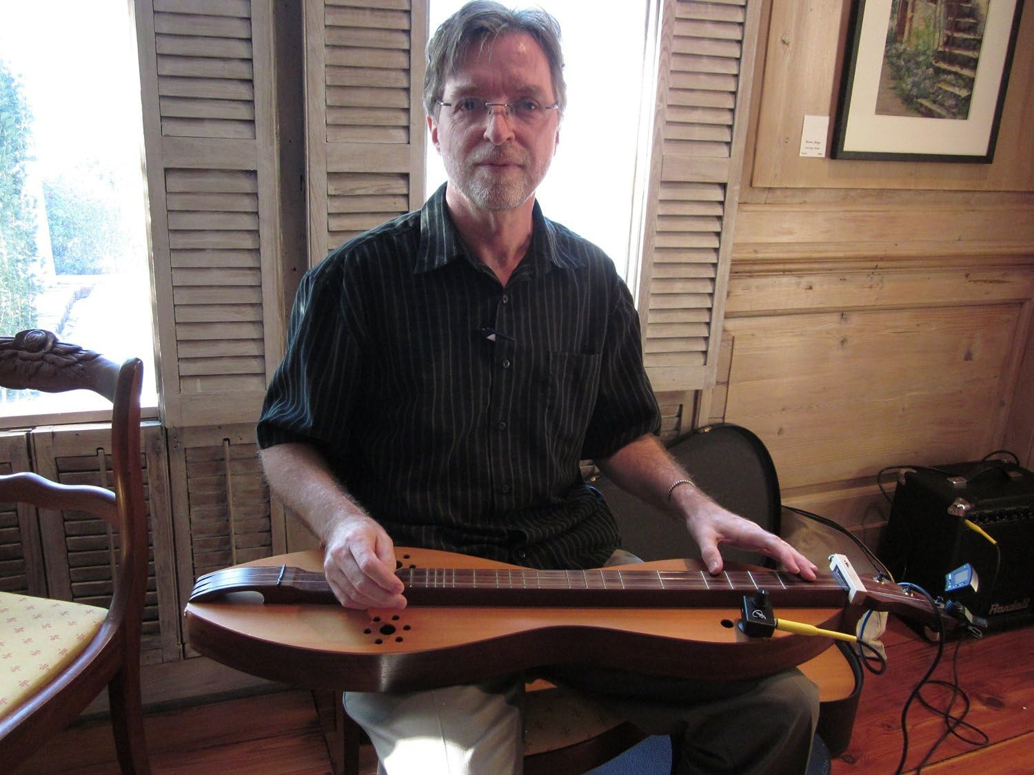 Mountain Dulcimer Pickup with Flexible Micro-Gooseneck by Myers Pickups