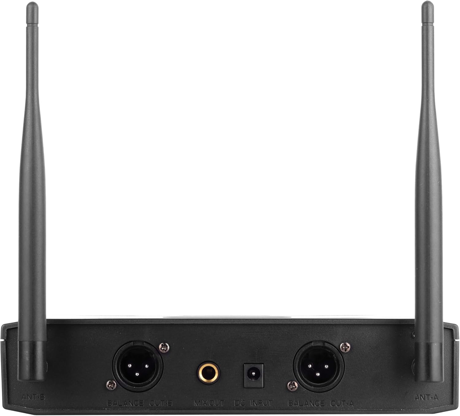 Supersonic SC-910VHF VHF Dual Channel Wireless Microphone with Dual Handheld Transmitters, LED Status Indicator, Long Battery Life for Singing Karaoke, Dj Party, Home KTV Set