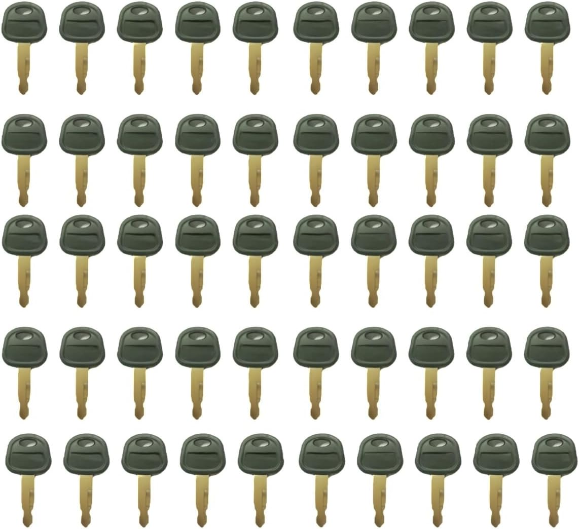 50PCS Ignition Keys Fits for Sany Excavator for Bulldozer Loader Heavy Equipment Key