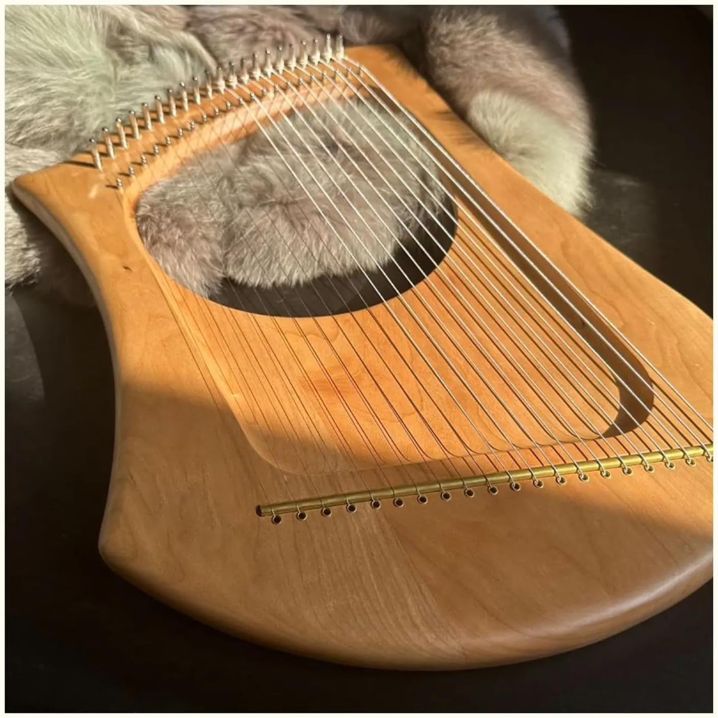 Lyre Harp Set 22 Strings Harp Rosewood Scale Harps Portable Professional Lyre Rare Instruments