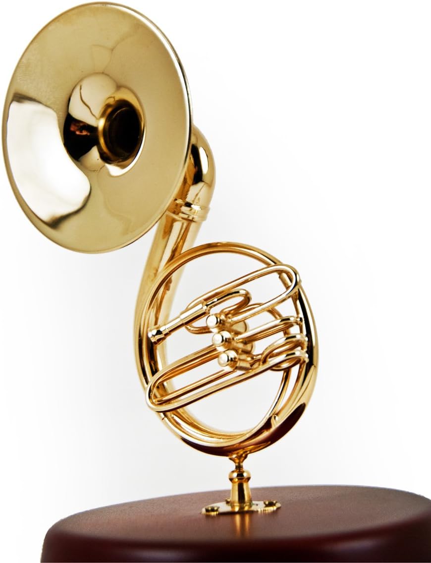 Amazing 18 Note Miniature Sousaphone (Tuba) with Rotating Musical Base - Many Songs to Choose - Nutcracker Suite