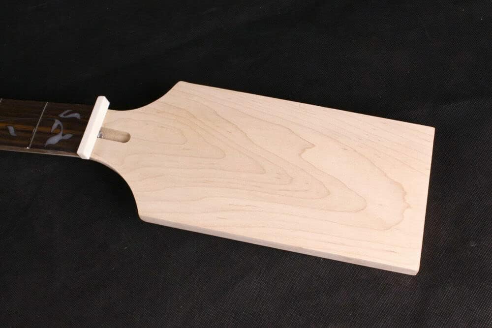 Bass guitar neck 24fret Maple Rosewood Fretboard Vine Inlay 34inch DIY guitar