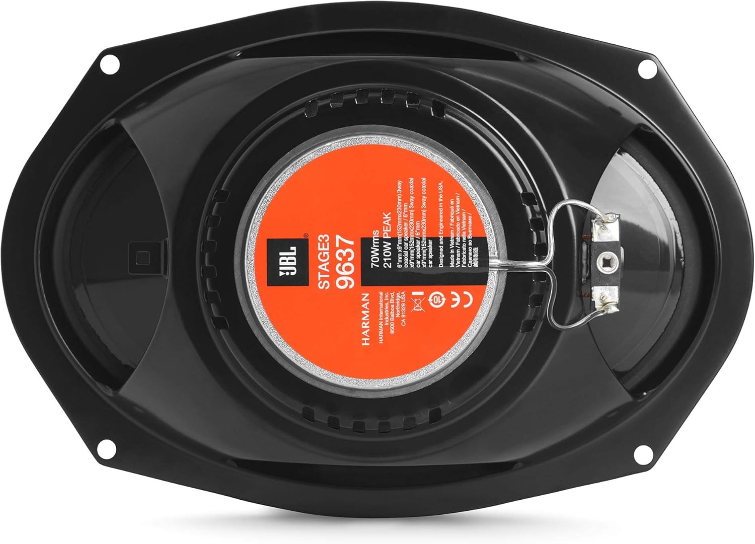 JBL Stage 39637 - 6” x 9” Three-way car audio speaker