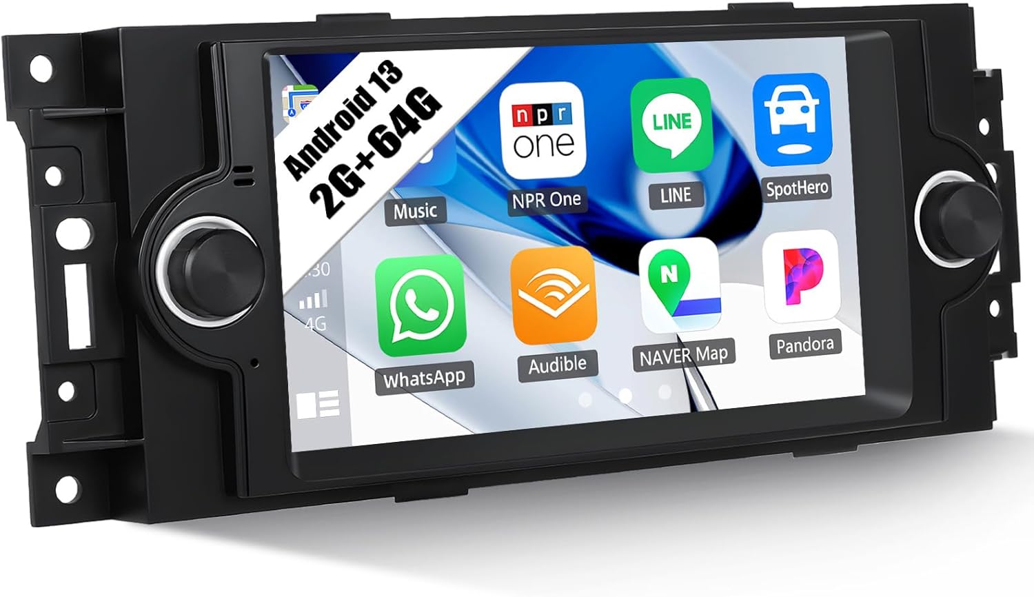 Car Stereo for Dodge Ram 1500/2500/3500 2006-2008,Dodge Durango 2005-2008 Chrysler 300 Touring 300C 300M 2005-2007,Jeep Grand Cherokee 2005-2009 Android Car Radio with Carplay Android Auto