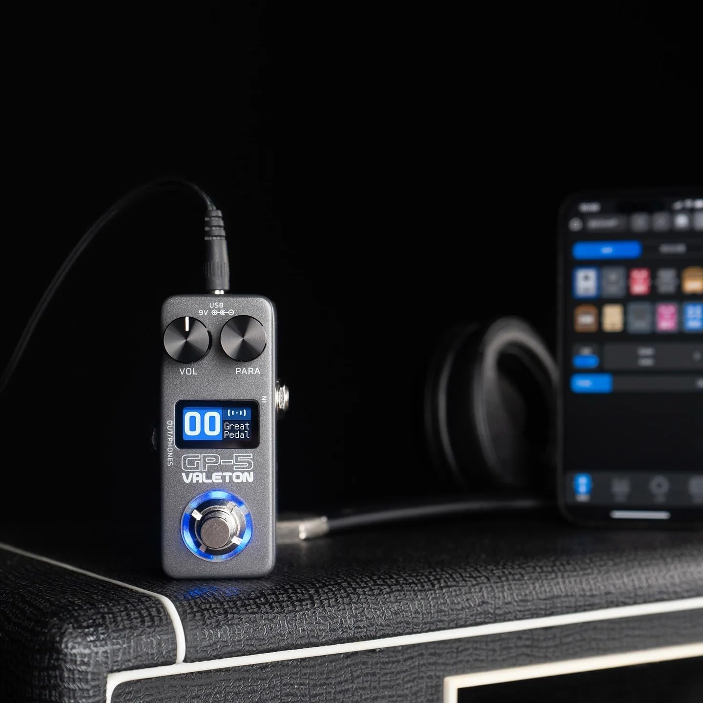 Valeton GP-5 Compact Multi-Effects Processor – SnapTone & IR Loader, 100+ Effects, Bluetooth, USB Audio Interface