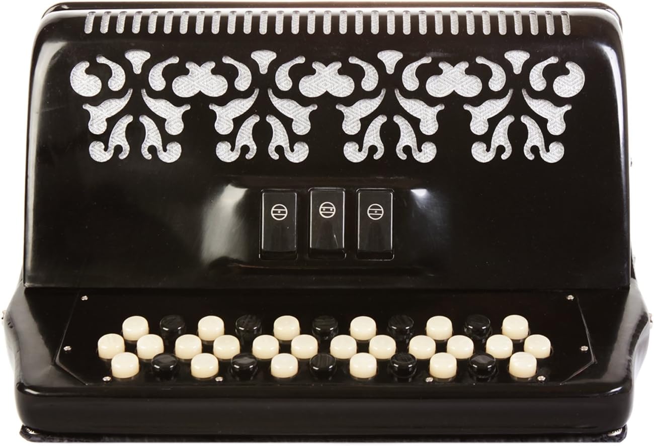 Rossetti, 34-Key Accordion (ROS3412-GCF-BK)