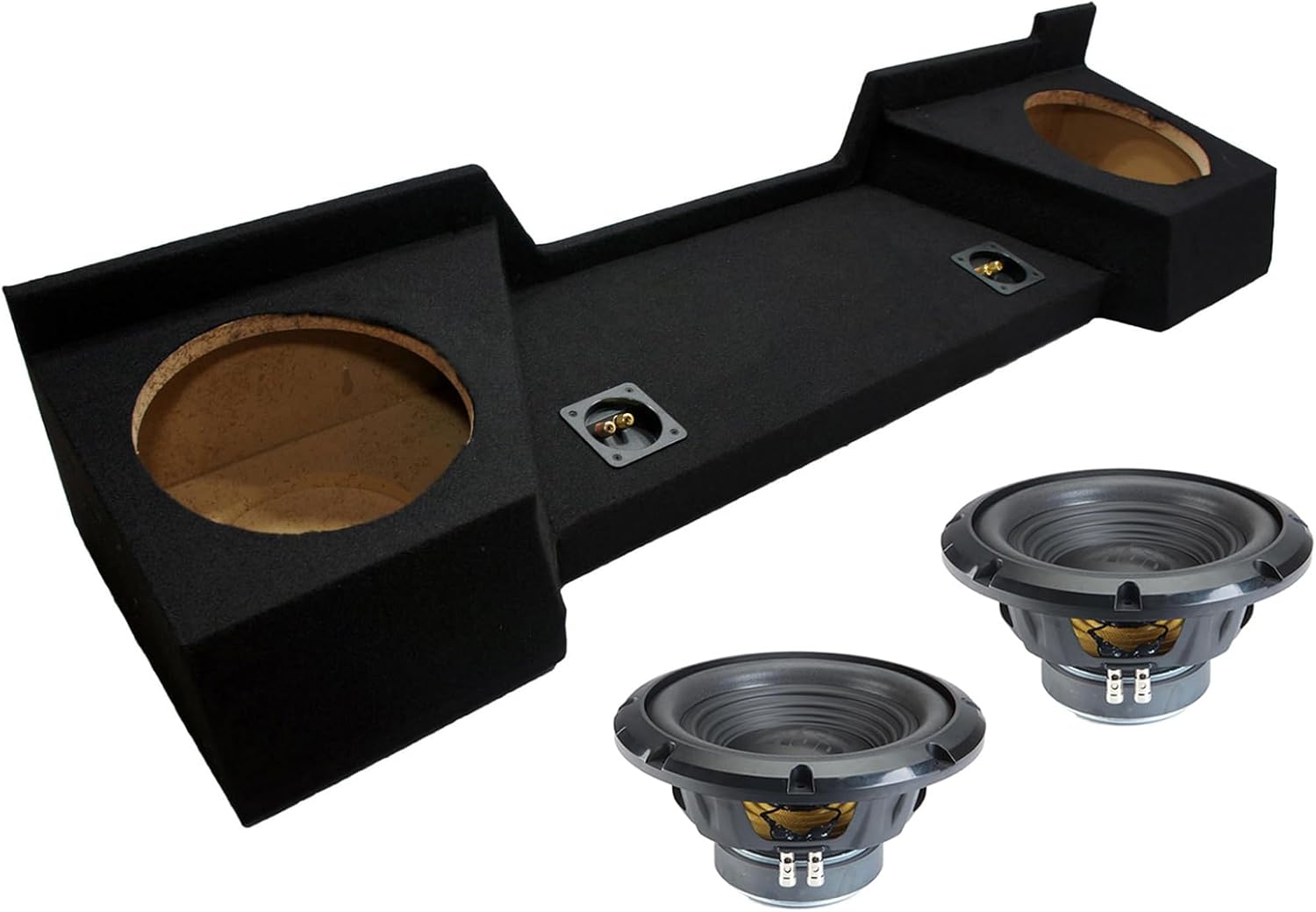 Alpine Compatible with 2007-2013 Chevy Silverado Sealed Dual 10