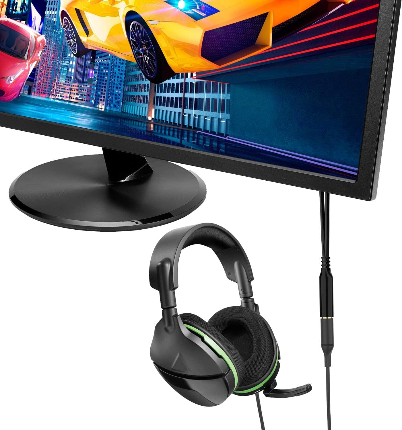 Maeline Headphone Splitter Adapter, 3.5mm Mic Cable for Computer, Headset 3.5mm Female to 2 Dual Male Microphone Audio Stereo Jack Earphones Port to Gaming Speaker PC - 30 Pack