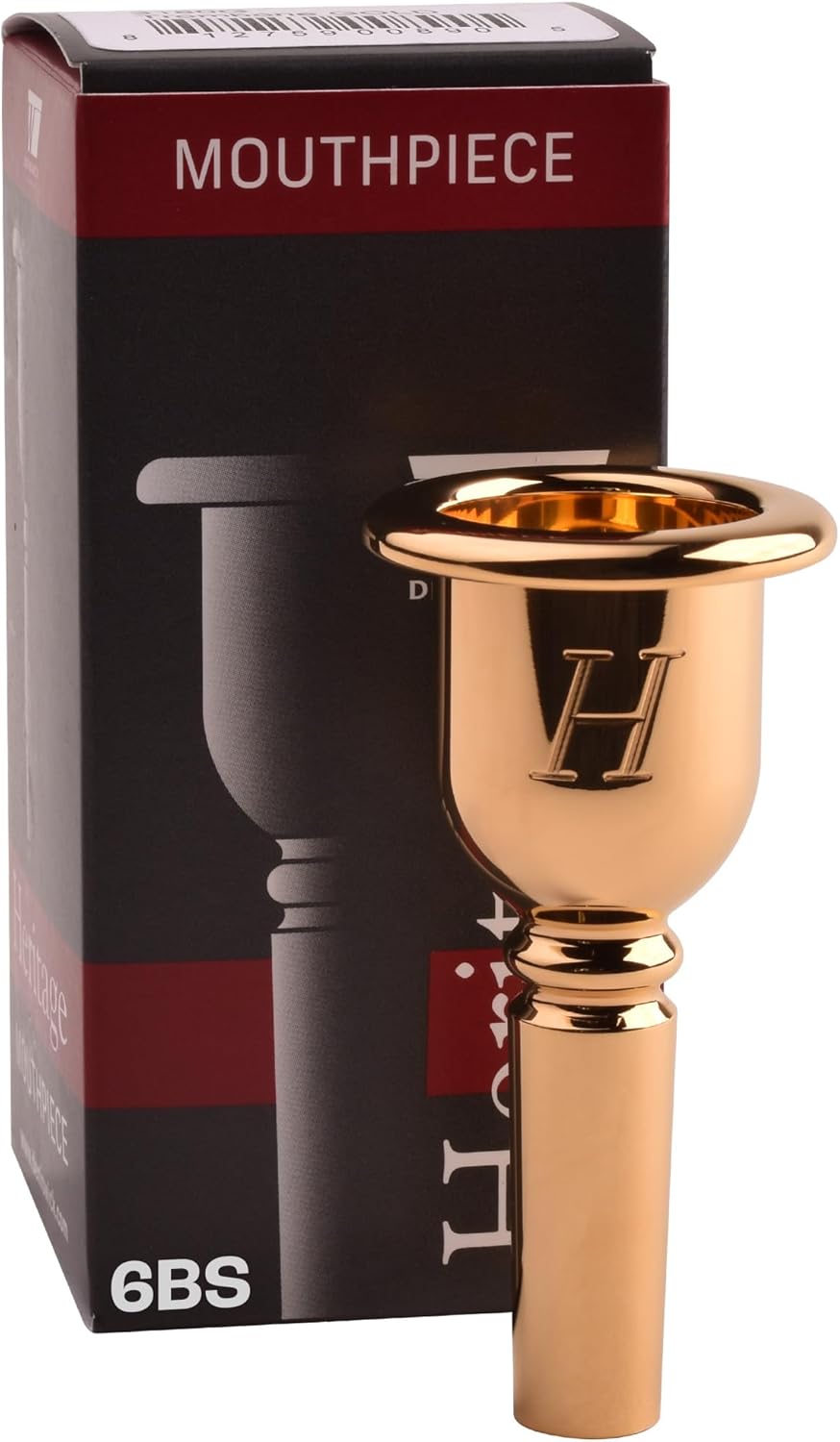 Denis Wick Heritage Trombone Mouthpiece Gold Plated, 3180G-6BS - V-Type backbore for Superior Tone Clarity, Small Shank Fitting Trombone Accessories for Easy Articulation, 1.00 x 0.25 x 0.26 Inches