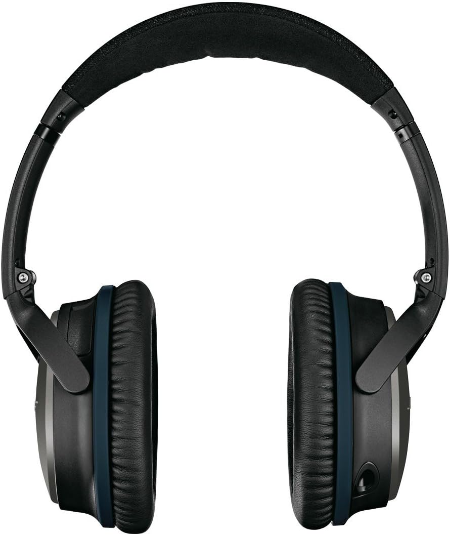 Bose QuietComfort 25 Acoustic Noise Cancelling Headphones for Samsung and Android devices, Black (wired, 3.5mm) (Renewed)