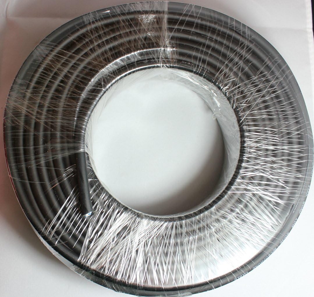 Sunrise 100 ft Bulk, unterminated - Black - Star Quad Pro Audio Low Noise Balanced Microphone Cable