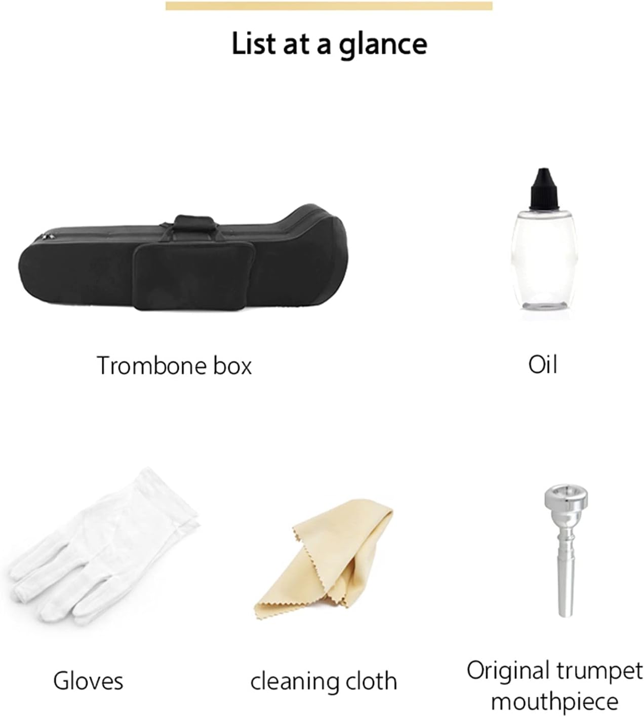 Standard Trombone Tenor Tone Sandhi Trombone Musical Instrument, B Flat to F, Professional Cupronickel Drawing Tube Valve Trombone