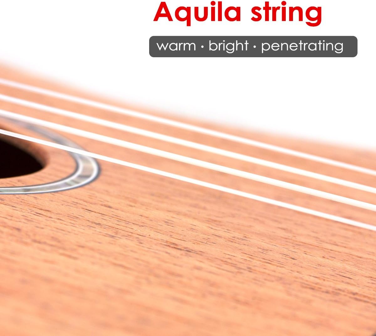 Kmise Baritone Ukulele 30 Inch Mahogany Ukelele 4 String Hawaii Guitar Uke G-C-E-A from Kmise