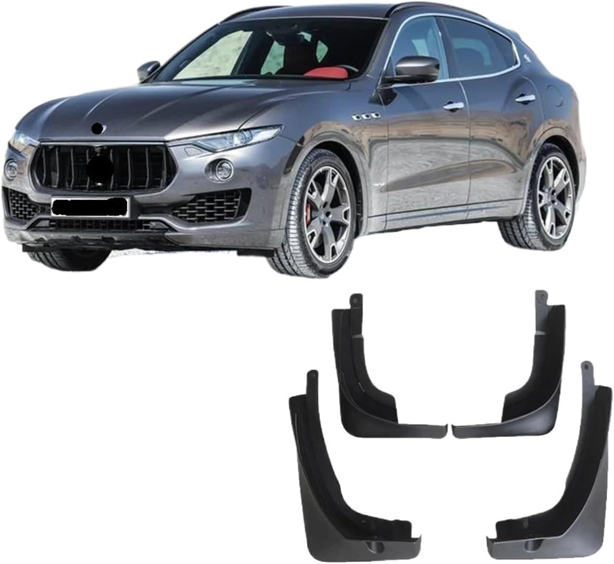 fender flares universal car， Compatible for Maserati Levante SUV 2017-2019 Car Fender Mudguard Mud Flaps Guard Splash Flap Car Accessories