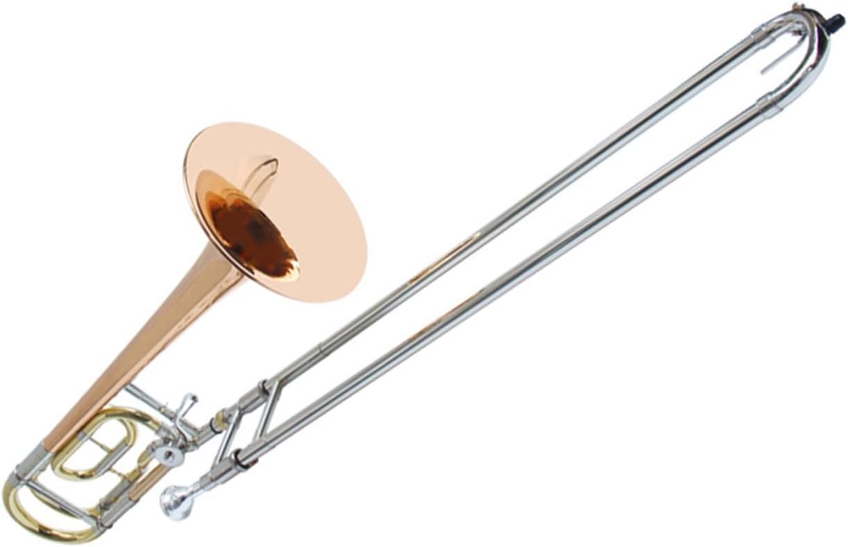 Adult Trombone Instrument Tenor Trombone B Flat To F Key White Copper Bowstring Suitable For Adult Beginners