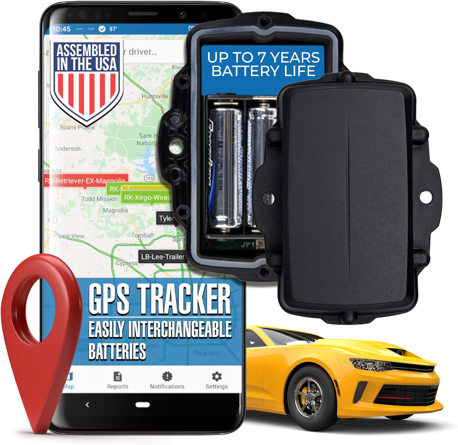 Lonestar Tracking Oyster3 Hidden GPS Tracker – 4G & 5G Waterproof Vehicle & Trailer Tracker – Anti-Theft Car, Long Battery Life, Multi-GNSS Precision, Geofence & Recovery Mode Real-Time Asset Tracking