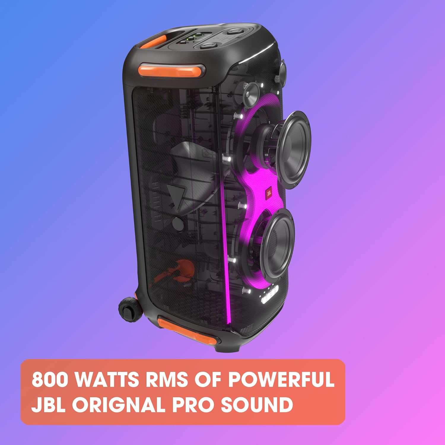 JBL PartyBox 710 - Party Speaker with Powerful Sound, Built-in Lights and Extra deep bass (Renewed)