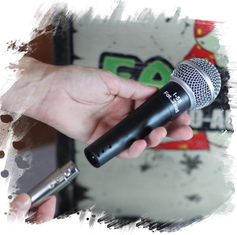 Fat Toad Vocal Microphones (Live ResponsePRO Edition) 5-Pack – Cardioid Dynamic Handheld Mics with Clips for Studio Recording, DJ Karaoke